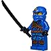 LEGO Ninjago: Jay (blue ninja) Minifigure with katana (sword) 2015 version