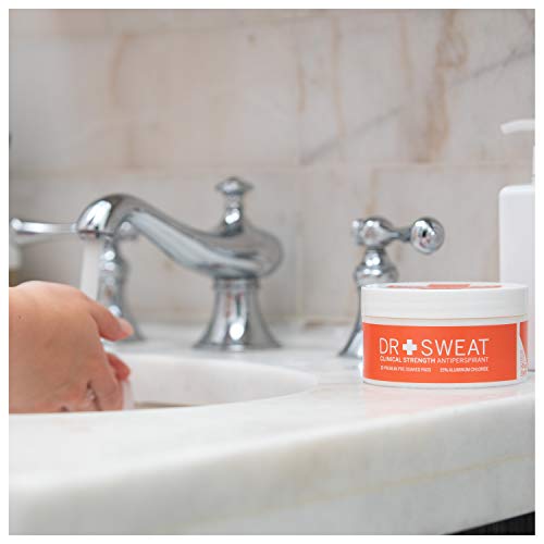 Dr. Sweat Antiperspirant Deodorant Pads for Excessive Clinical Strength Reduce Sweating for 7