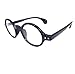 Agstum Retro Small Round Optical Non-Prescription Eyeglass Frame Clear Lens A3020