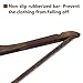 JS HANGER Wooden Coat Hangers, 20 Pack High Grade Wood Suit Hangers with Non Slip Pant Bar - Extra Smooth and Splinter Free Retro Finish