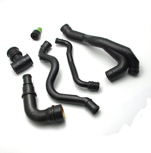 LEDVAS 6Pcs New Crankcase Breather Hose Set For Jetta Golf 4 Bora AUDI A3 1.8T AUQ AUM