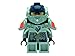 Lego Nexo Knights Clay Kids Minifigure Light up Alarm Clock | Blue/Gray | Plastic | 9.5 inches Tall | LCD Display | boy Girl | Official
