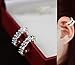 IrbingNii Ear Cuffs Ear Cuff with Crystal Cartilage Silver Earcuffs Earrings Helix Earring Cuff Studs Earcuff