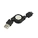 Generic Black Retractable Galaxy Note 3 N9000 S5 i9600 USB 3.0 to USB 2.0 Charge And Sync Connector Cable
