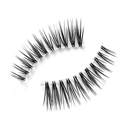 Palm Lashes Natural Look False Eyelashes Clear Band Wispy Short Fake Mink Soft Light Volume japanese lashes(TS03)