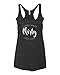 Panoware Women's 30th Birthday Gift Tank Top | Damn I Make 30 Look Good, Vintage Black, Small