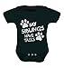 TeeStars - My Siblings Have Tails Funny One-piece Infant Baby Bodysuit