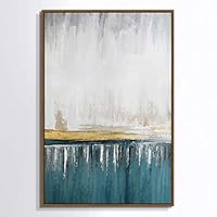 Framed Canvas Wall Art Abstract Texture Canvas Prints Home Artwork Decoration for Living Room,Bedroom - 16x24 inches