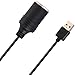 AJDPOI USB A Male to Socket Female Cable Converter-Black (3.9ft)