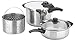 Fagor Innova Premuim 5 Piece Multi -Setting Pressure Cooker Set, Stainless Steel -  918010108