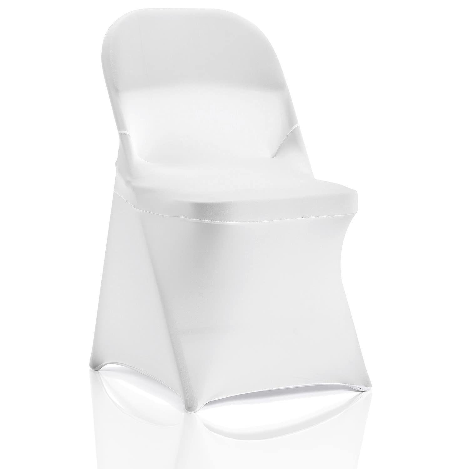 Photo 1 of bricia 12 PCS Sliver Stretch Spandex Folding Chair Slipcovers, Dining Room Chair Covers Stretch Chair Slipcovers Protector for Wedding, Banquet, and Party