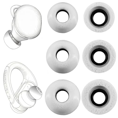 TENNMAK Replacement Memory Foam Eartips for JBL Endurance Earbuds,3 Pairs at Amazon