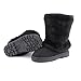 Womens Fur Covered Fully Fur Lined Waterproof Winter Snow Boots