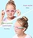 Blue Light Blocking Glasses for Kids Gaming Glasses Fashion Frame Computer Screen Glasses Reduces Eyestrain Girls Boys Age 3-10 (Pink-Cyan 126mm)