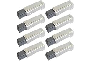Lyfengdeam 8Pcs Soft Close Hinges for Cabinet Doors, Slow Close Cabinet Door Hinges, Smooth Quiet Door Damper, Clip Top Retro
