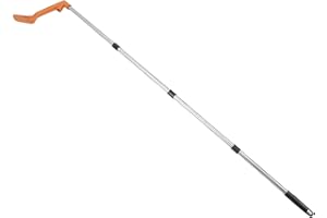 GLEAVI Multi-angle Eavestrough Cleaner with 120° Adjustable Head, Gutter Leaf Remover Scoop and Downspout