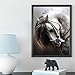 DIY 5D Diamond Painting Kits for Adults Full Drill Embroidery Paintings Rhinestone Pasted DIY Painting Cross Stitch Arts Crafts for Home Wall Decor 40x50cm/15.7x19.6Inches(Horse)