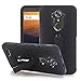 Sikye Hybrid Armor Case,Hard TPU Stand Cover Rugged Impact Resistant Protective Cover Case for ZTE MAX XL/N9560 (Black, ZTE MAX XL/N9560)
