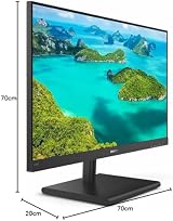 Philips 245E1S 24" QHD Monitor 75Hz IPS AMD FreeSync 2560x1440 HDMI DP view 7