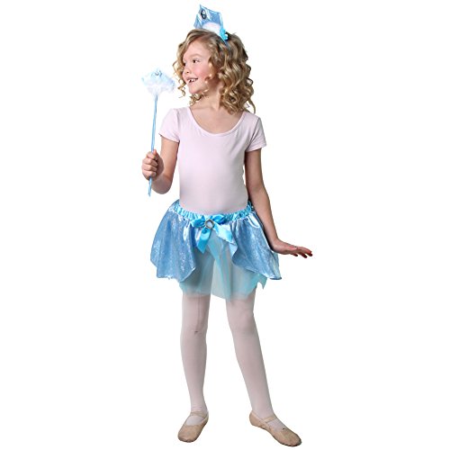 3 Pcs Blue Princess Tiara, Wand & Tutu Set