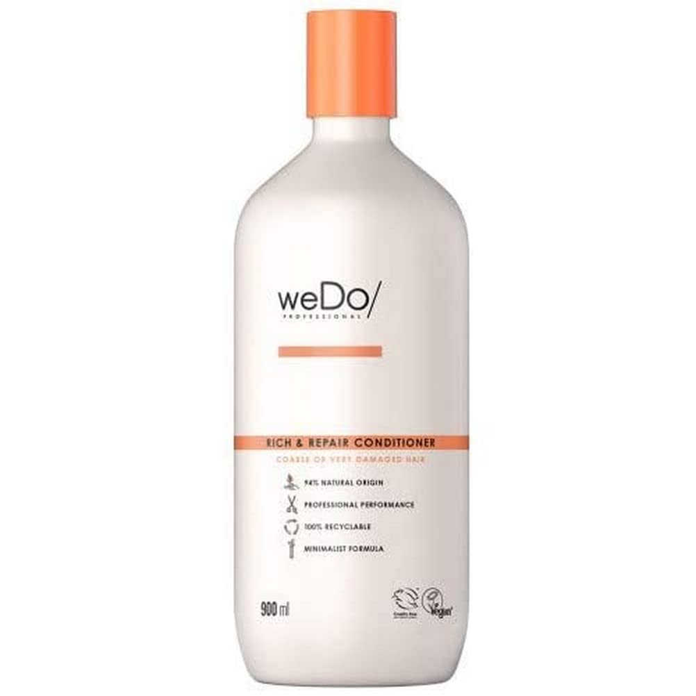 weDo/Professional Rich & Repair Conditioner for Strong, Unruly or Very Damaged Hair, 900 ml, Odourless