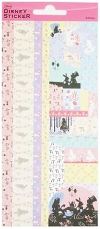 Amazon ディズニー ステッカー ふしぎの国のアリス ボーダー コラージュ d3 シール ステッカー おもちゃ