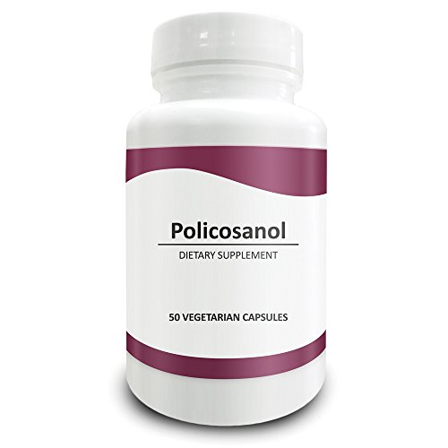 Pure Science Policosanol 20mg - Support Cardiovascular Health and Lower Cholesterol Level -100 Vegetarian Capsules