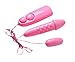 Demarkt Vibrating Egg, 2PCS Waterproof Muscle Exercises Ben Silicone Double Jump Eggs-Best Massager for Men Or Women (Rose)