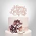 Happy Birthday Cake Topper, Rose Gold Acrylic Calligraphy Bling Cake Decoration Sign Banner Princess birthday Baby Shower Party Celebration(Rose Gold)