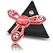 EZOON Tri Fidget Spinner Metal Finger Toys, Aluminum Hand Spinner Replaceable Bearing Max 4 Mins Spinning Time EDC ADHD Focus Toy for Kids Adults