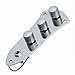Kmise A0097 1 Piece 3 Bands Active Passive Preamp for Jazz Bass Control Plate Assembly Knobs Pots