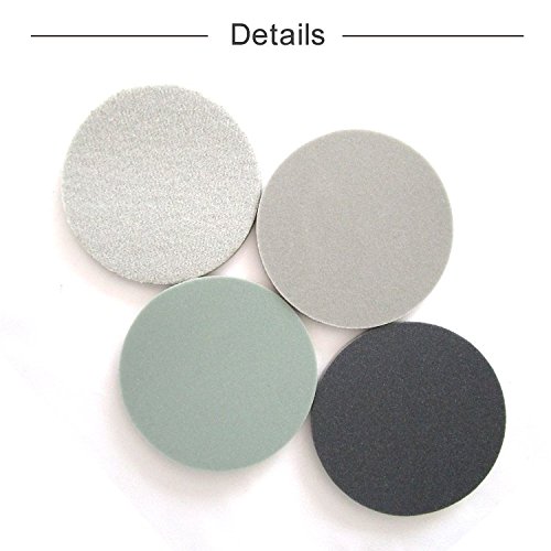 6 Inch 150mm Round Sponge Sanding Disc Sandpaper Hook and Loop 300-3000 Grits for Polishing & Grinding (Pack of 12) - Thumbnail 2