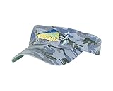 Guy Harvey Bull Dolphin Visor - Blue Camo - One size fits all