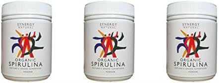 (3 PACK) - Synergy Natural - Org Spirulina Powder SYN-BSO200P | 200g | 3 PACK BUNDLE by Synergy Natural