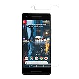 XKAUDIE QHI002 Premium Tempered Glass Screen Protector Anti-Scratch High Definition Bubble Free Screen Film for Google Pixel 2 - Clear - 2 Piece