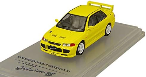 Amazon イノモデル 1 64 三菱 ランサーエボリューション Iii 1995 イエロー ミニカー ダイキャストカー ホビー