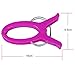 Ecrocy 4 Pack Jumbo Size Beach Towel Clips for Beach Chairs Or Lounge Chair - Keep Your Towel From Blowing Away,clothes Lines - Jumbo Size 6.3 Inch