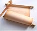 Aged Blank Scroll with Gold Details – Rustic Vintage Style Paper Scroll for Crafts, Notes, Invitations, or Art Projects, (8x19