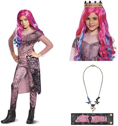 Descendants 3 Audrey Classic Halloween Costume, Wig, Crown, Necklace, and Bracelet