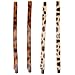 JETEHO 4 pcs Curved Jumbo Bobby Pins Tortoise Bobby Pins
