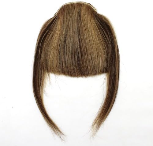 High Quality Clip In/on Front Hair Bang Fringe Human Hair Extensions 40g (4/27)