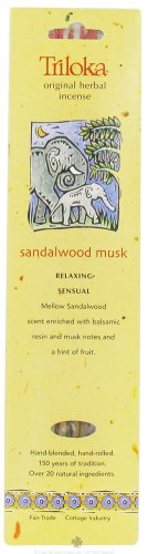 Sandalwood Musk - Triloka Original Herbal Incense Sticks