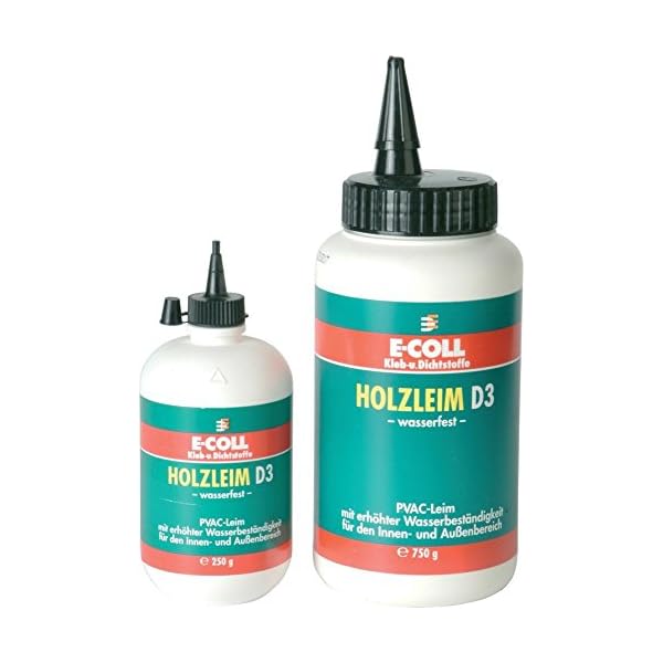 Holzleim D3 wasserfest 750g E-COLL | 4317784313551