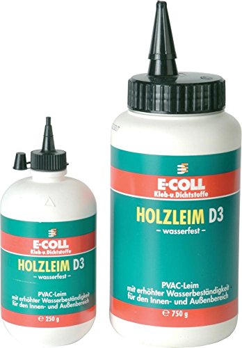 Holzleim D3 wasserfest 750g E-COLL | 4317784313551
