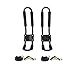 AA-Racks J-Bar Rack for Kayak Carrier Canoe Boat Paddle Board Surfboard Roof Top Mount on Car SUV Truck Crossbar with 16 Ft Ratchet Lashing Straps