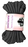 CoCo Island Japanese Clothing Bondage Rope Cotton Rope Role Play Kit (Black)