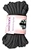 CoCo Island Japanese Clothing Bondage Rope Cotton Rope Role Play Kit (Black)