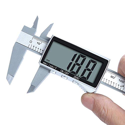Digital Vernier CaliperElectronic Calipers 6 inch/150 mm, Inch/Metric Conversion Ruler for 3D