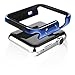X-Doria 38mm Apple Watch Case (Defense Edge) Premium Aluminum and TPU Bumper Frame (Blue) - Compatible with Apple Watch