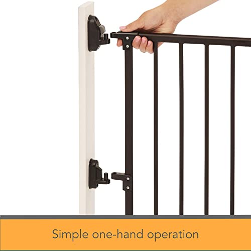 North States MyPet 72" ExtraWide Windsor Arch Gate Provides safety in